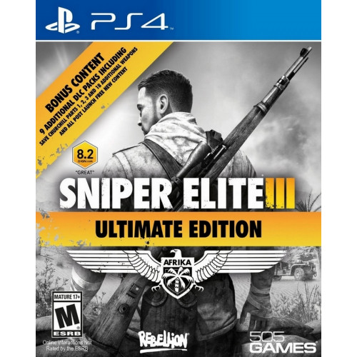 Sniper Elite 3 Ultimate Edition русская версия для PS4