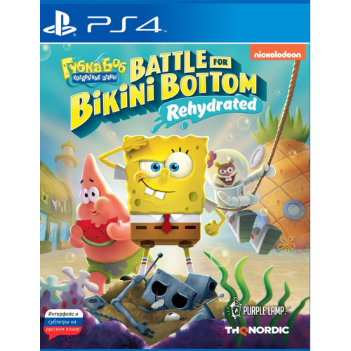 SpongeBob SquarePants: Battle For Bikini Bottom -Rehydrated русские субтитры для PS4