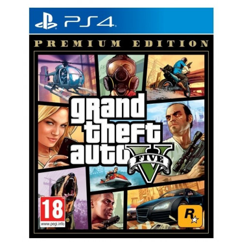 Grand Theft Auto V Premium Online Edition русские субтитры для PS4