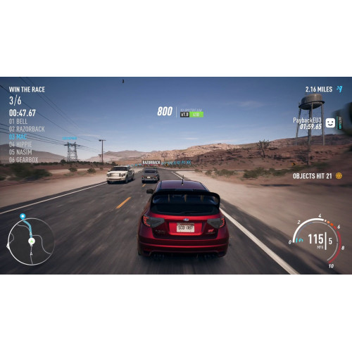 Need for Speed Payback русская версия для PS4