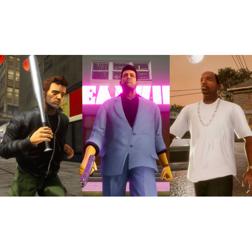 Grand Theft Auto: The Trilogy. The Definitive Edition русские субтитры для Nintendo Switch
