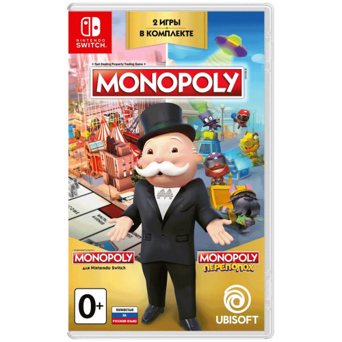 Monopoly Переполох + Monopoly русская версия для Nintendo Switch