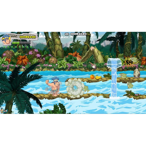 New Joe & Mac - Caveman Ninja. T-Rex Edition русские субтитры для PS4