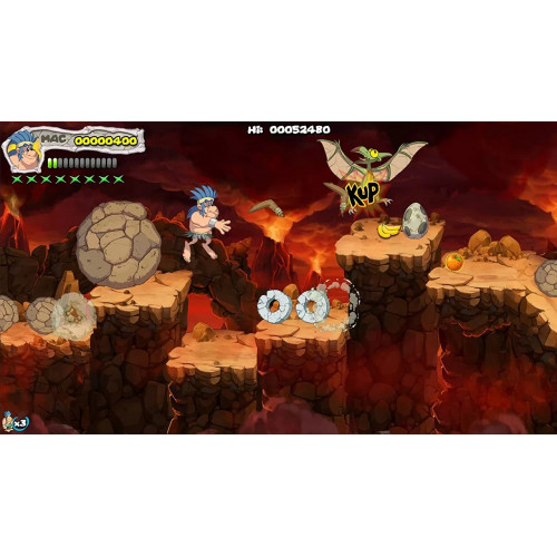 New Joe & Mac - Caveman Ninja. T-Rex Edition русские субтитры для PS4