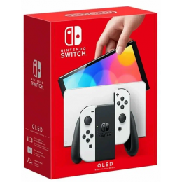 Nintendo Switch OLED 64 ГБ, белый